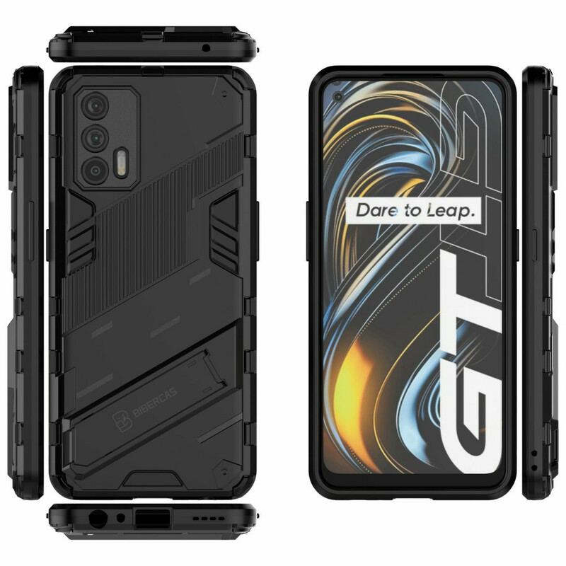 Capa De Celular Para Realme GT 5G Suporte Destacável De Duas Posições Mãos-livres