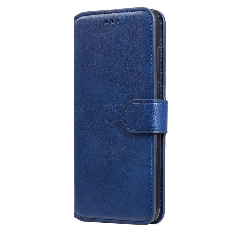 Capa Flip Para Realme GT 5G Efeito Couro