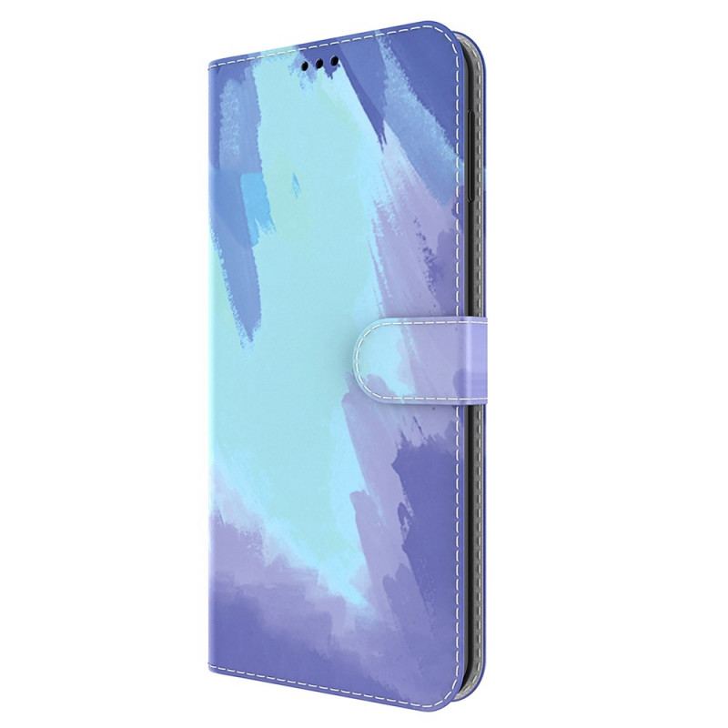 Capa Folio Para Realme GT 5G Aquarela