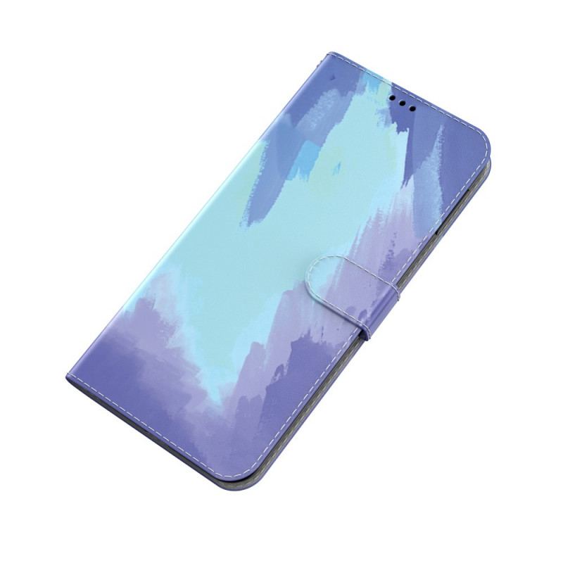 Capa Folio Para Realme GT 5G Aquarela