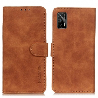 Capa Folio Para Realme GT 5G Efeito Couro Vintage Khazneh