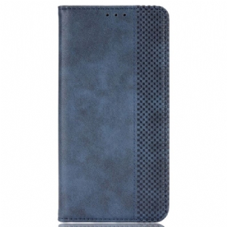 Capa De Celular Para Vivo Y22s Flip Couro Sintético Estiloso