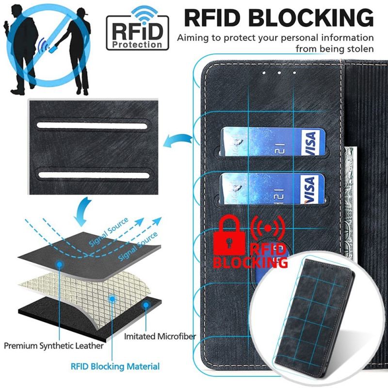 Capa De Celular Para Vivo Y22s Flip Rfid