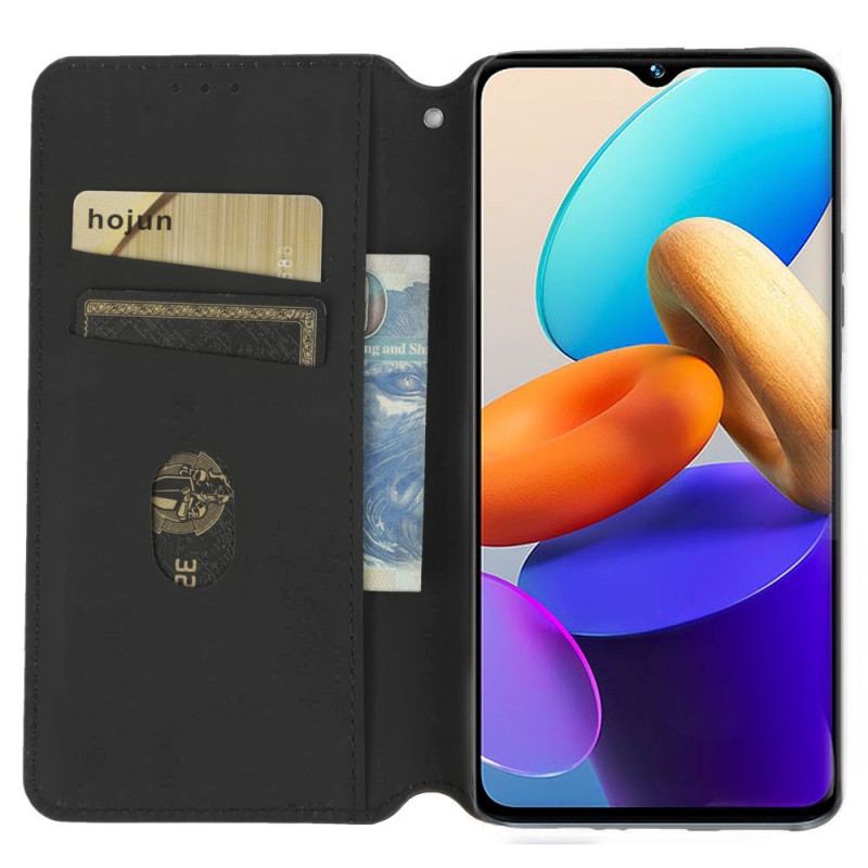 Capa De Celular Para Vivo Y22s Flip Textura 3d