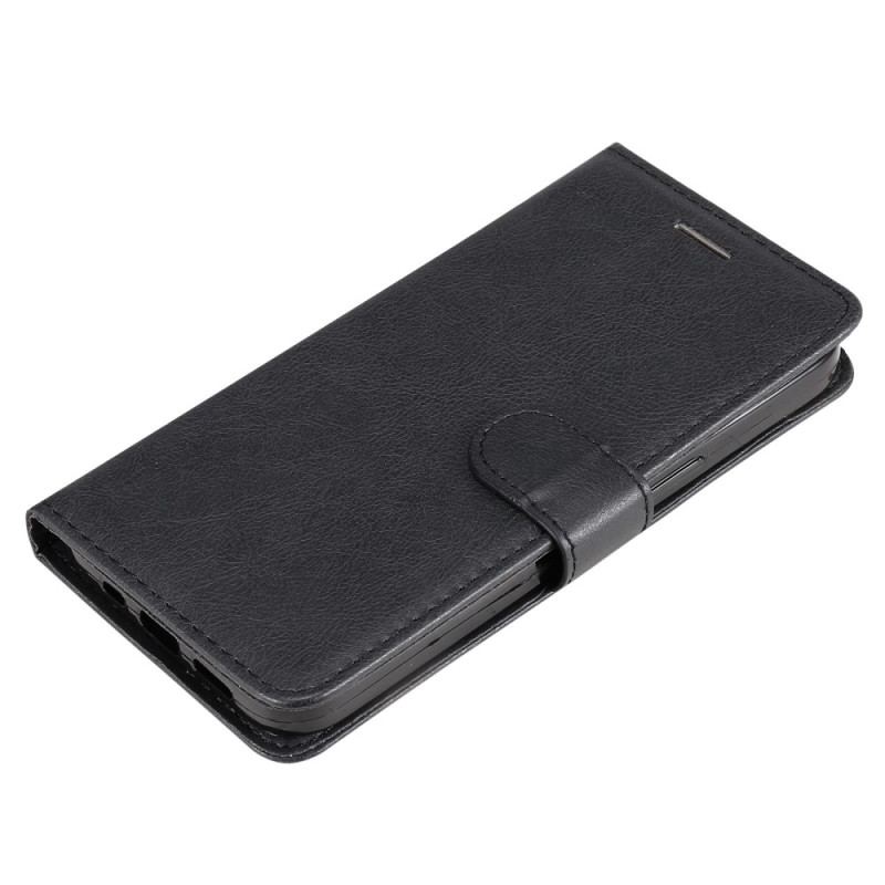 Capa Flip Para Vivo Y22s De Cordão Efeito De Couro Com Tiras