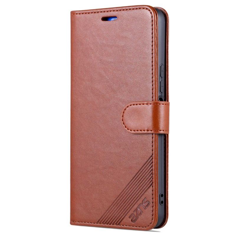 Capa Flip Para Vivo Y22s Efeito Couro Azns