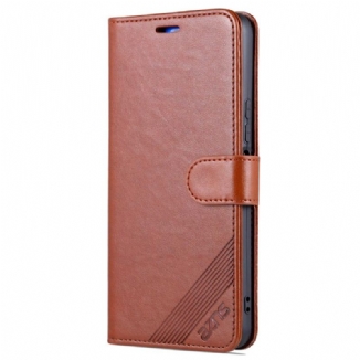 Capa Flip Para Vivo Y22s Efeito Couro Azns