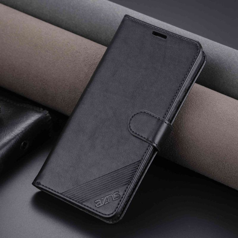 Capa Flip Para Vivo Y22s Efeito Couro Azns