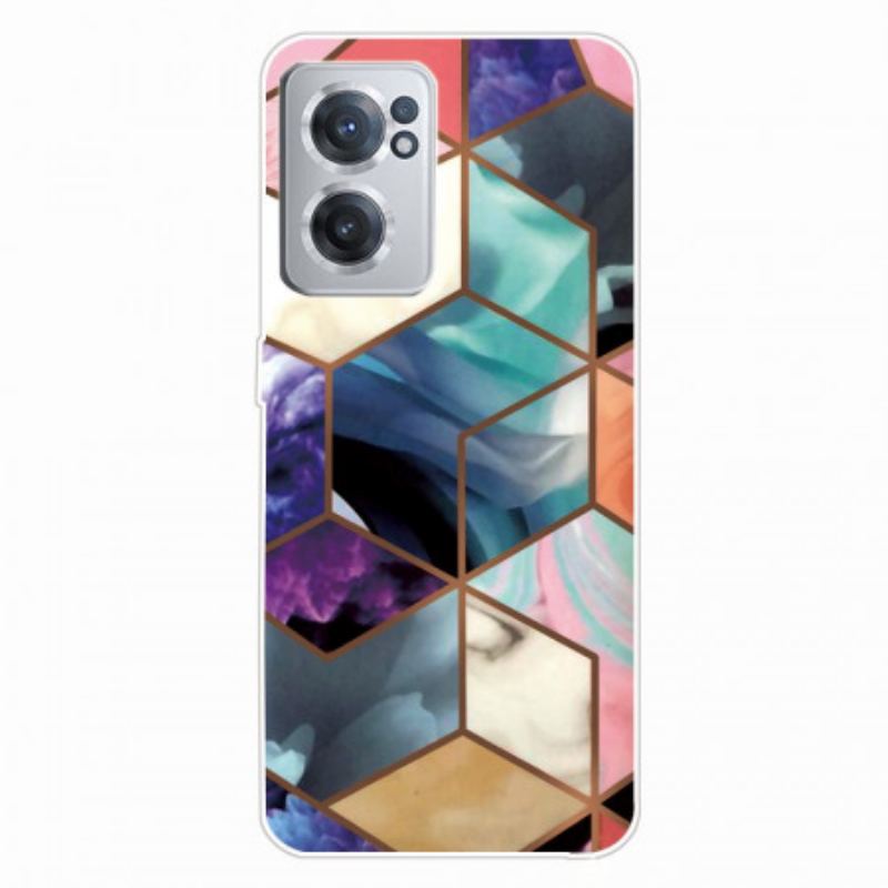 Capa De Celular Para OnePlus Nord CE 2 5G Azulejos E Texturas