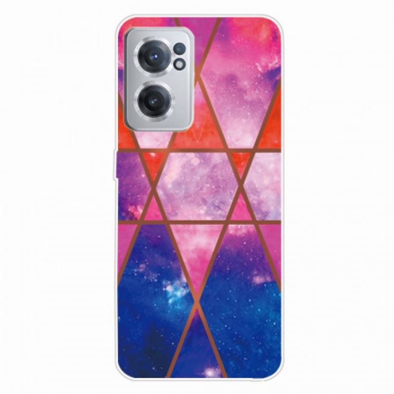 Capa De Celular Para OnePlus Nord CE 2 5G Céu Estrelado E Azulejos