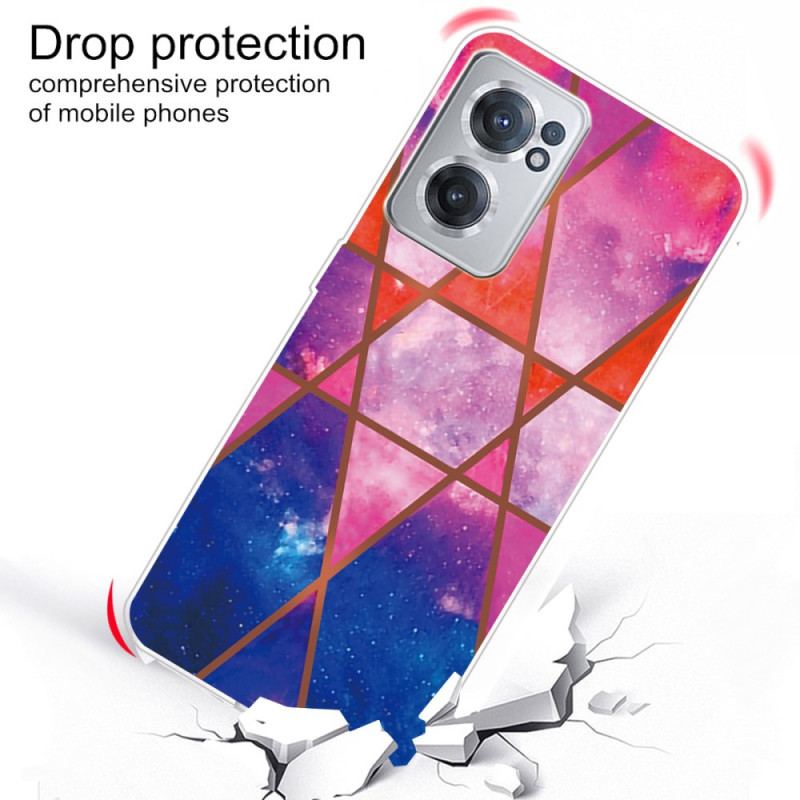 Capa De Celular Para OnePlus Nord CE 2 5G Céu Estrelado E Azulejos