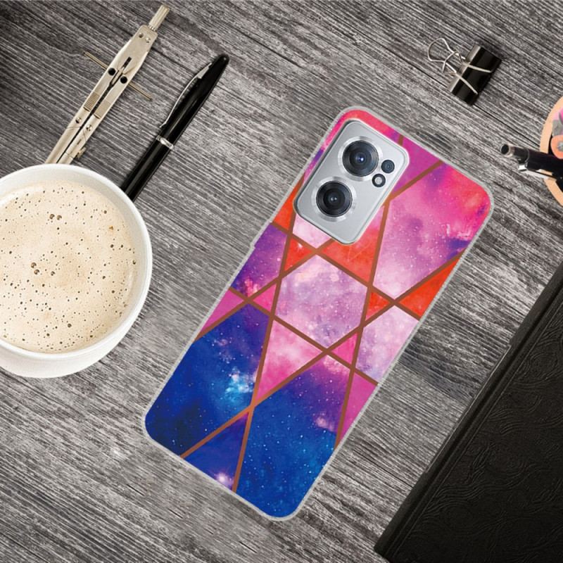 Capa De Celular Para OnePlus Nord CE 2 5G Céu Estrelado E Azulejos