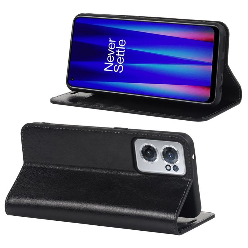 Capa De Celular Para OnePlus Nord CE 2 5G Flip Couro Legitimo