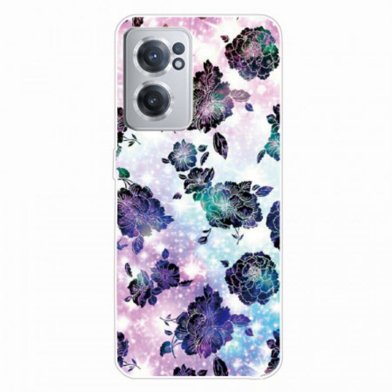 Capa De Celular Para OnePlus Nord CE 2 5G Flores Voadoras