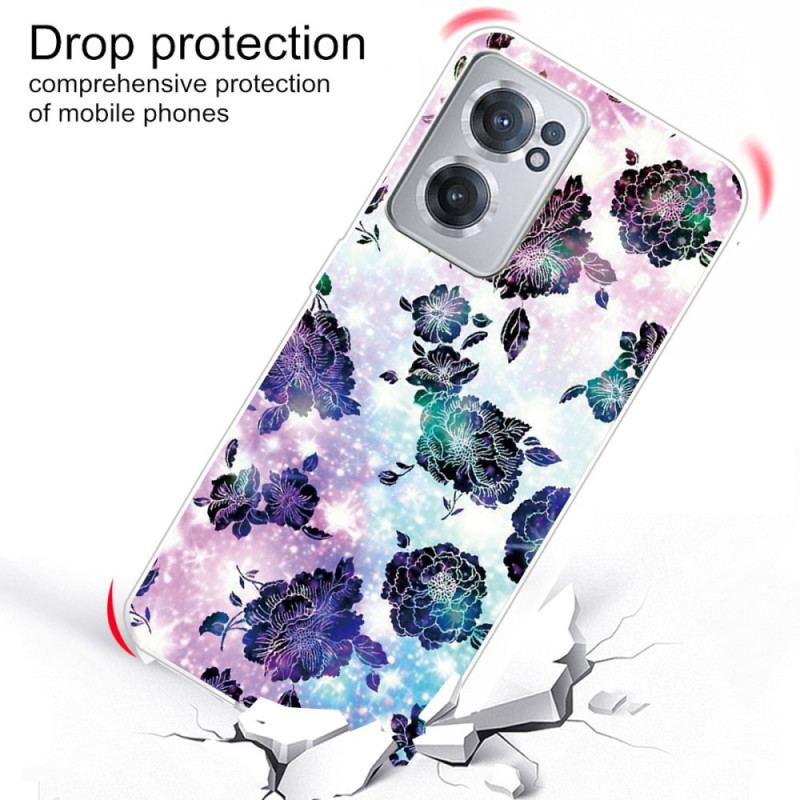 Capa De Celular Para OnePlus Nord CE 2 5G Flores Voadoras