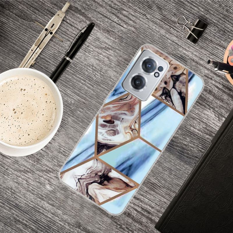 Capa De Celular Para OnePlus Nord CE 2 5G Mármore E Café