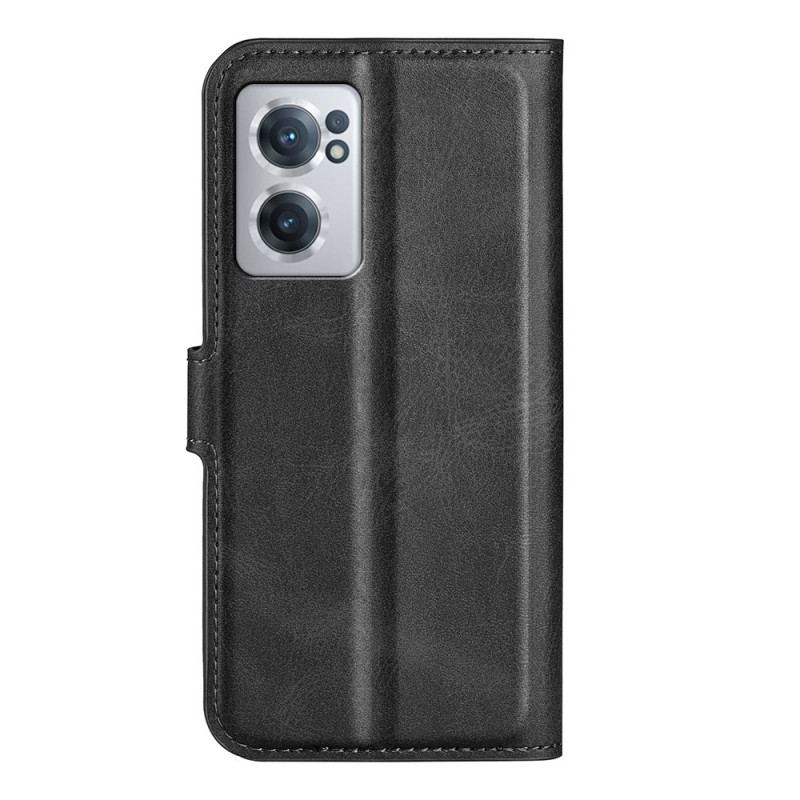 Capa De Couro Para OnePlus Nord CE 2 5G Couro Sintético Curtido