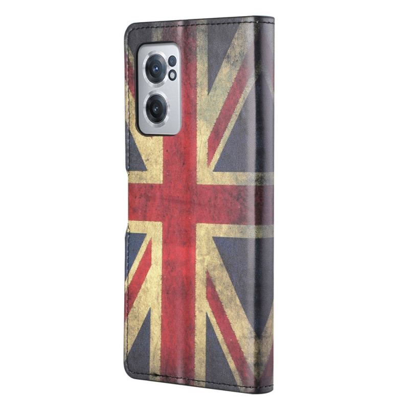 Capa Flip Para OnePlus Nord CE 2 5G Bandeira Britânica