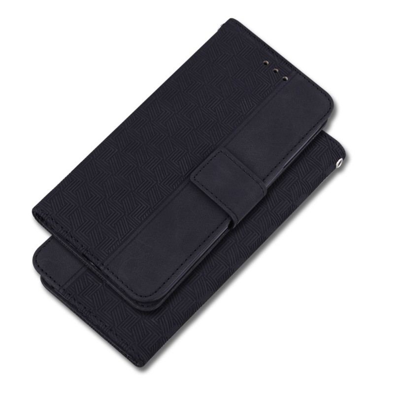 Capa Flip Para OnePlus Nord CE 2 5G Costura De Couro Falso