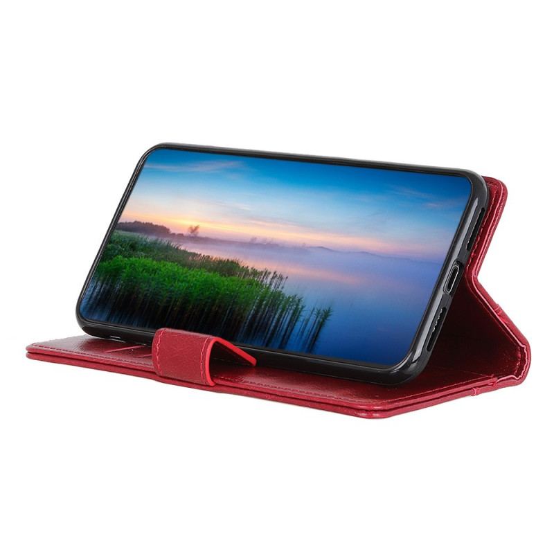 Capa Flip Para OnePlus Nord CE 2 5G Couro Abotoado