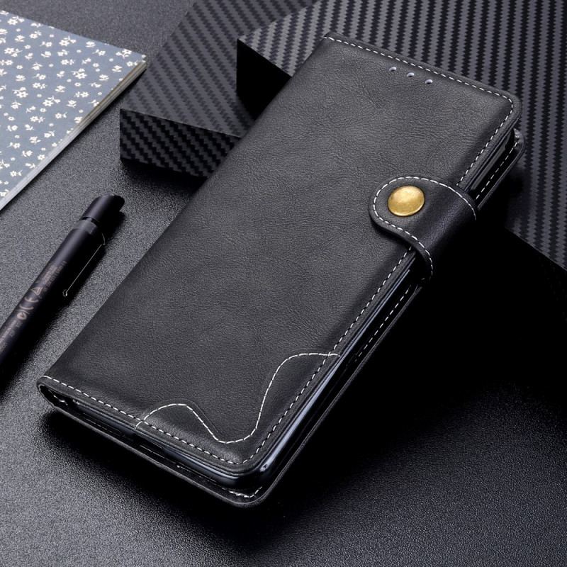 Capa Flip Para OnePlus Nord CE 2 5G Couro Sintético Em S