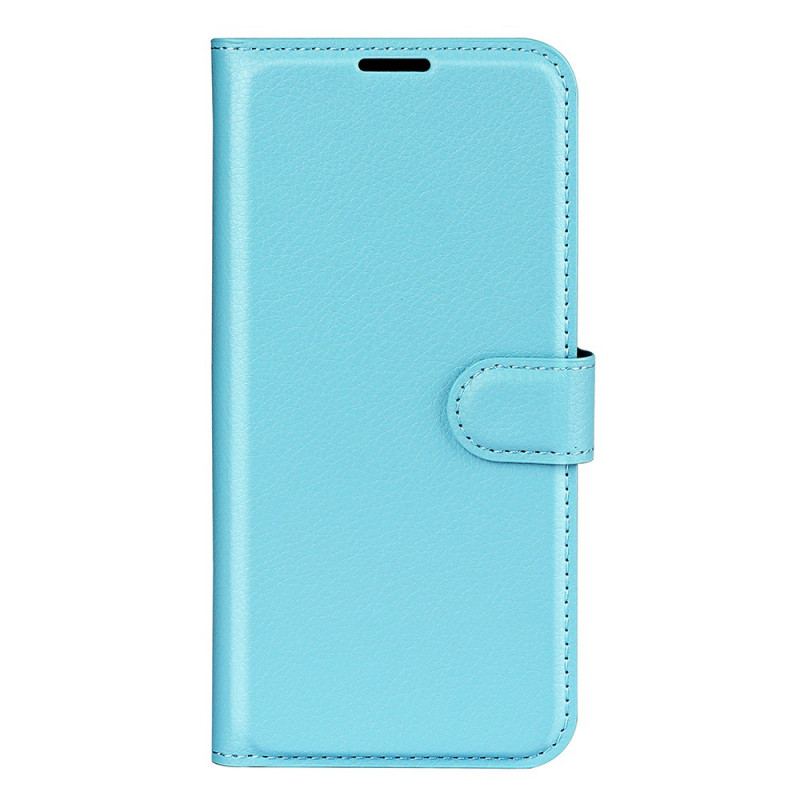 Capa Flip Para OnePlus Nord CE 2 5G Couro Sintético De Lichia