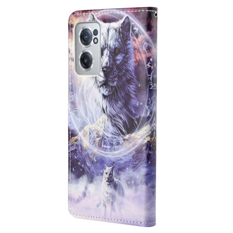 Capa Flip Para OnePlus Nord CE 2 5G Deus Tigre