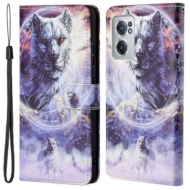 Capa Flip Para OnePlus Nord CE 2 5G Deus Tigre