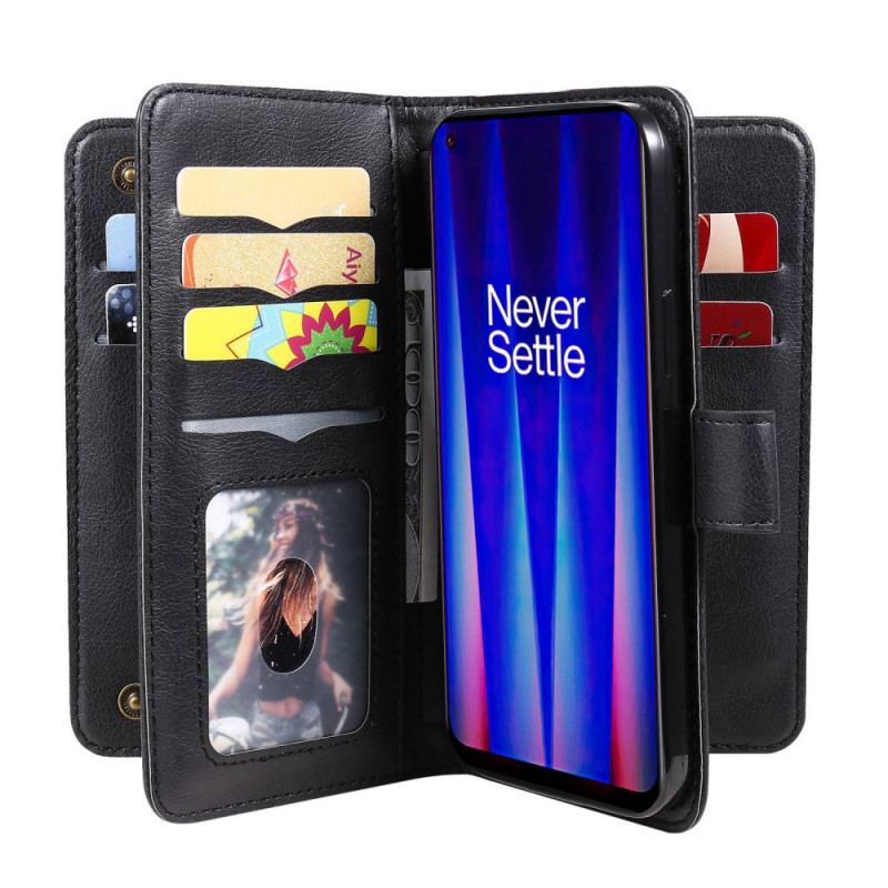 Capa Flip Para OnePlus Nord CE 2 5G Capa Tipo Carteira Carteira