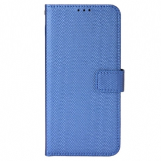 Capa Folio Para OnePlus Nord CE 2 5G De Cordão Strappy Textura Diamante