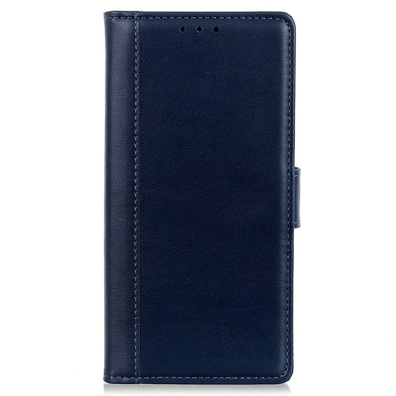 Capa Folio Para OnePlus Nord CE 2 5G Couro Falso Clássico