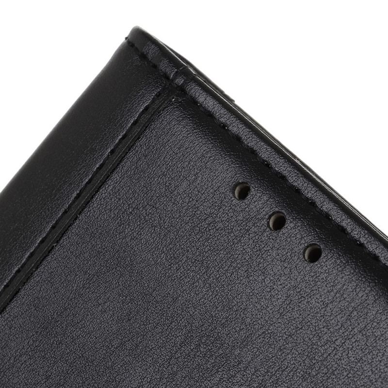 Capa Folio Para OnePlus Nord CE 2 5G Couro Falso Clássico