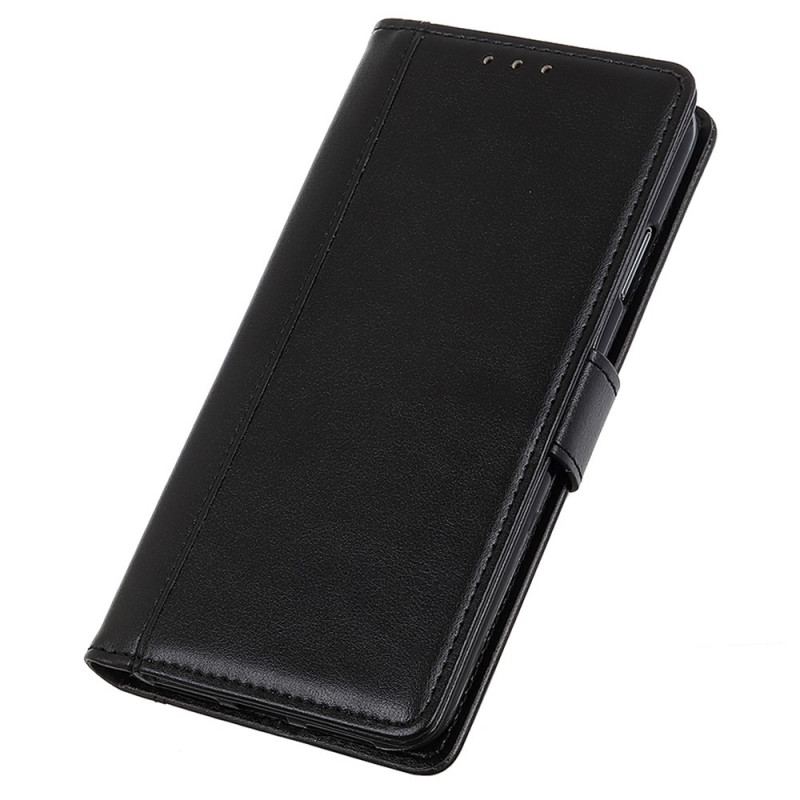 Capa Folio Para OnePlus Nord CE 2 5G Couro Falso Clássico