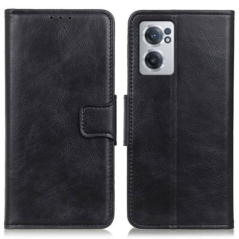 Capa Folio Para OnePlus Nord CE 2 5G Couro Sintético Chique