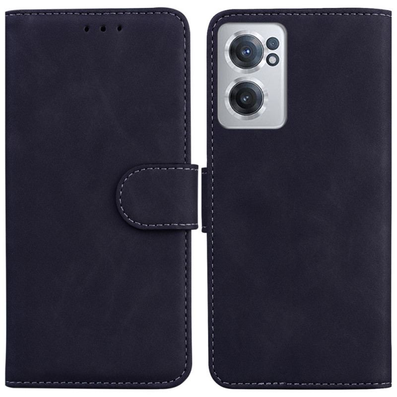 Capa Folio Para OnePlus Nord CE 2 5G Couro Sintético Pastel