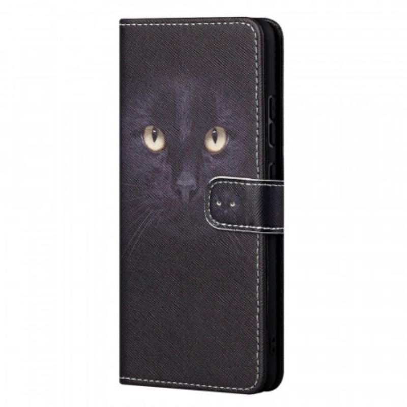 Capa Folio Para OnePlus Nord CE 2 5G Gato Escondido