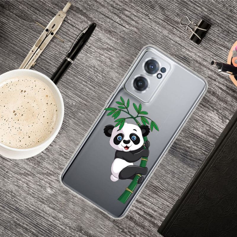 Capa Para OnePlus Nord CE 2 5G Agarrando O Panda