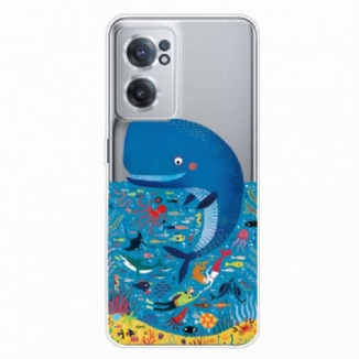 Capa Para OnePlus Nord CE 2 5G Baleia Azul