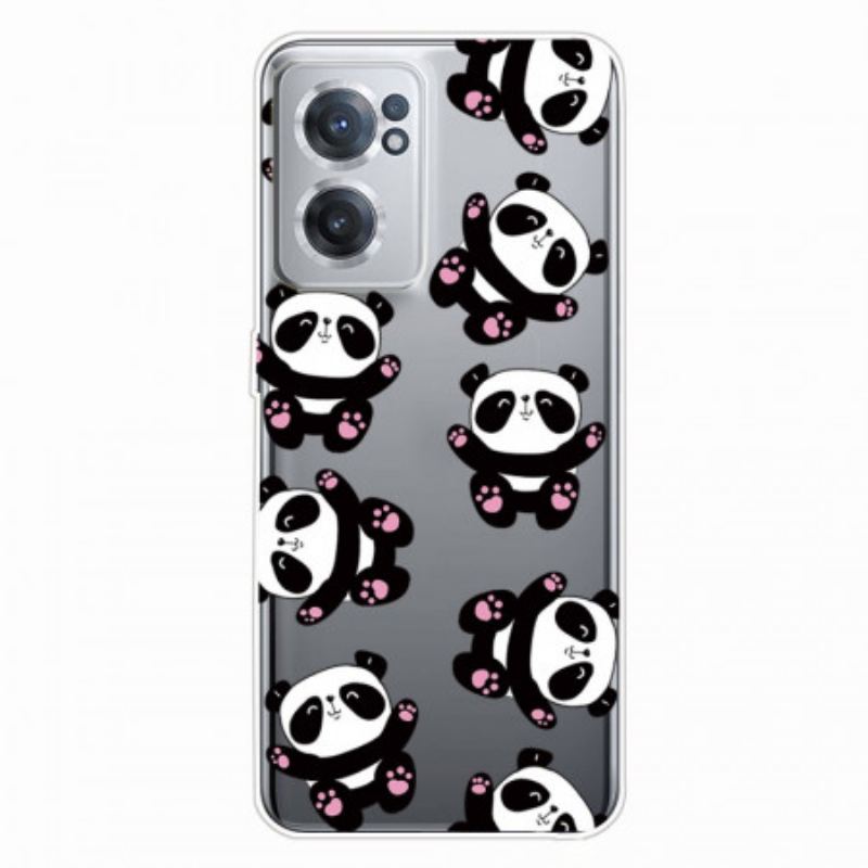 Capa Para OnePlus Nord CE 2 5G Bebês Pandas