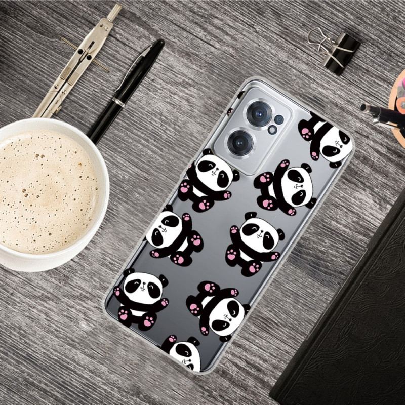 Capa Para OnePlus Nord CE 2 5G Bebês Pandas