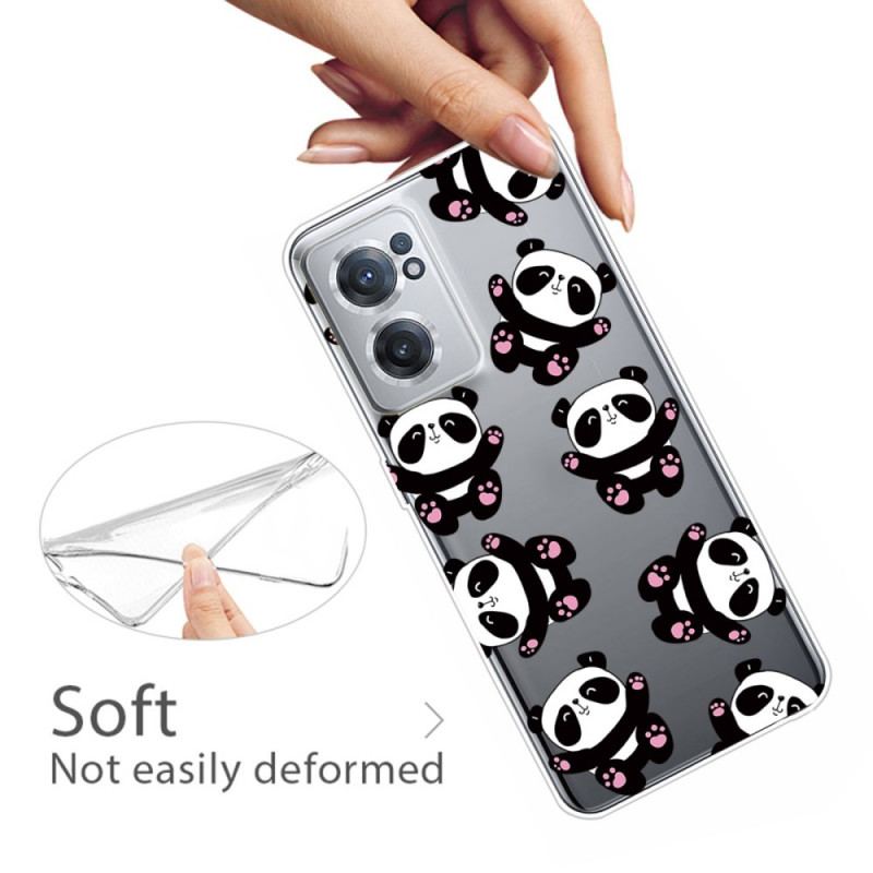 Capa Para OnePlus Nord CE 2 5G Bebês Pandas