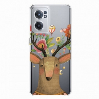 Capa Para OnePlus Nord CE 2 5G Cervos Em Flores