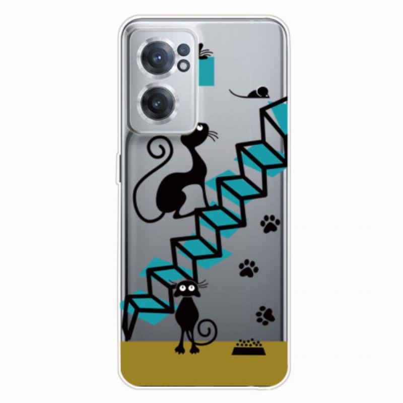 Capa Para OnePlus Nord CE 2 5G Escada De Gato