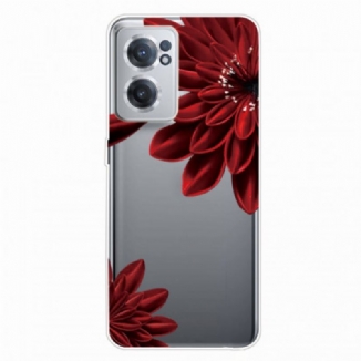 Capa Para OnePlus Nord CE 2 5G Flor Escarlate