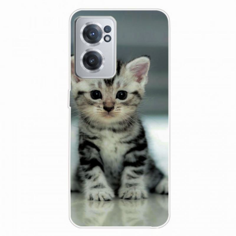 Capa Para OnePlus Nord CE 2 5G Gatinho Tímido