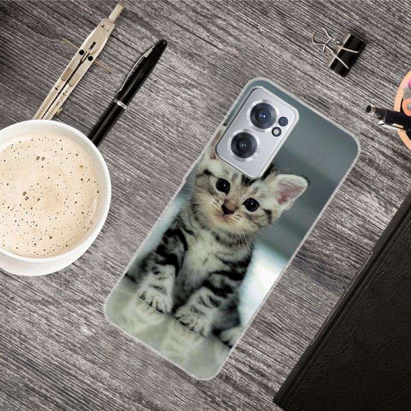 Capa Para OnePlus Nord CE 2 5G Gatinho Tímido