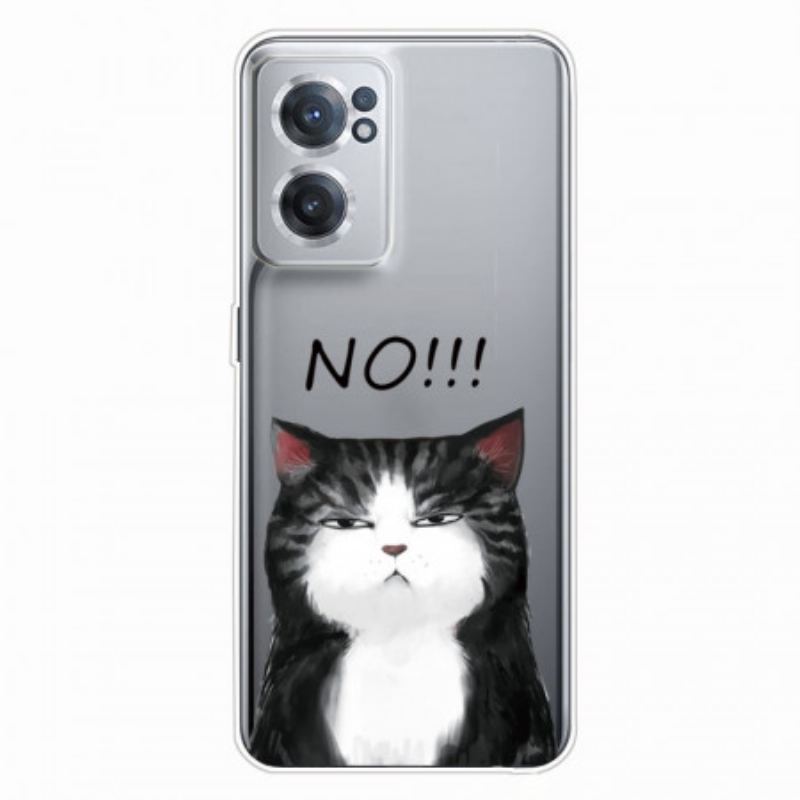 Capa Para OnePlus Nord CE 2 5G Gato Rabugento