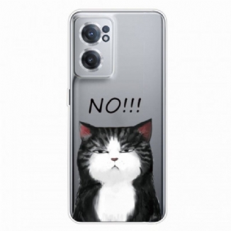 Capa Para OnePlus Nord CE 2 5G Gato Rabugento