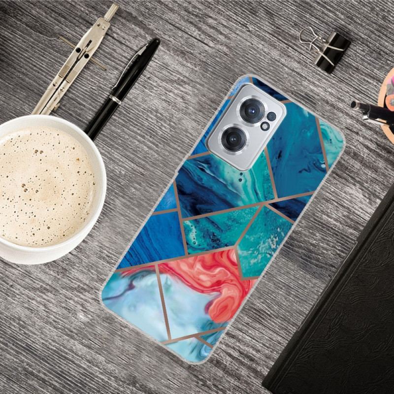 Capa Para OnePlus Nord CE 2 5G Geometria Marinha