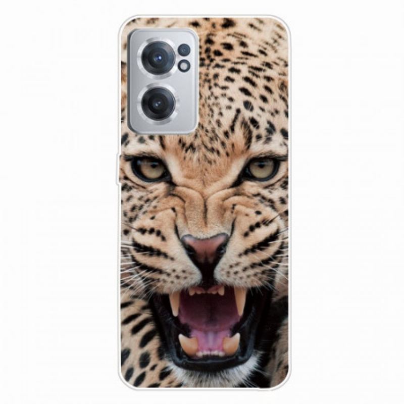 Capa Para OnePlus Nord CE 2 5G Leopardo Agressivo